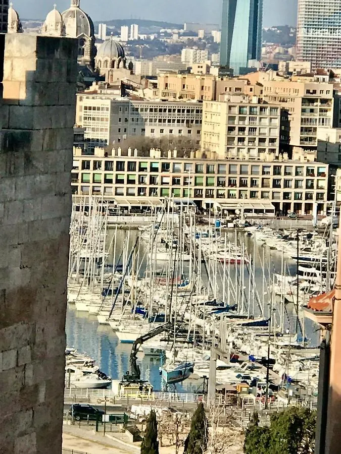 شقة Luxe Calme Et Volupte Avec Vue Panoramique Sur Le Vieux Port مارسيليا