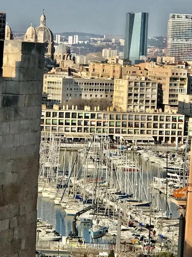 شقة Luxe Calme Et Volupte Avec Vue Panoramique Sur Le Vieux Port مارسيليا