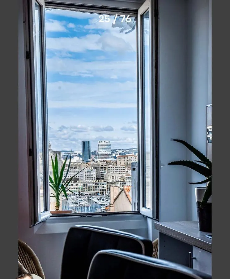 شقة Luxe Calme Et Volupte Avec Vue Panoramique Sur Le Vieux Port مارسيليا 0*,  فرنسا